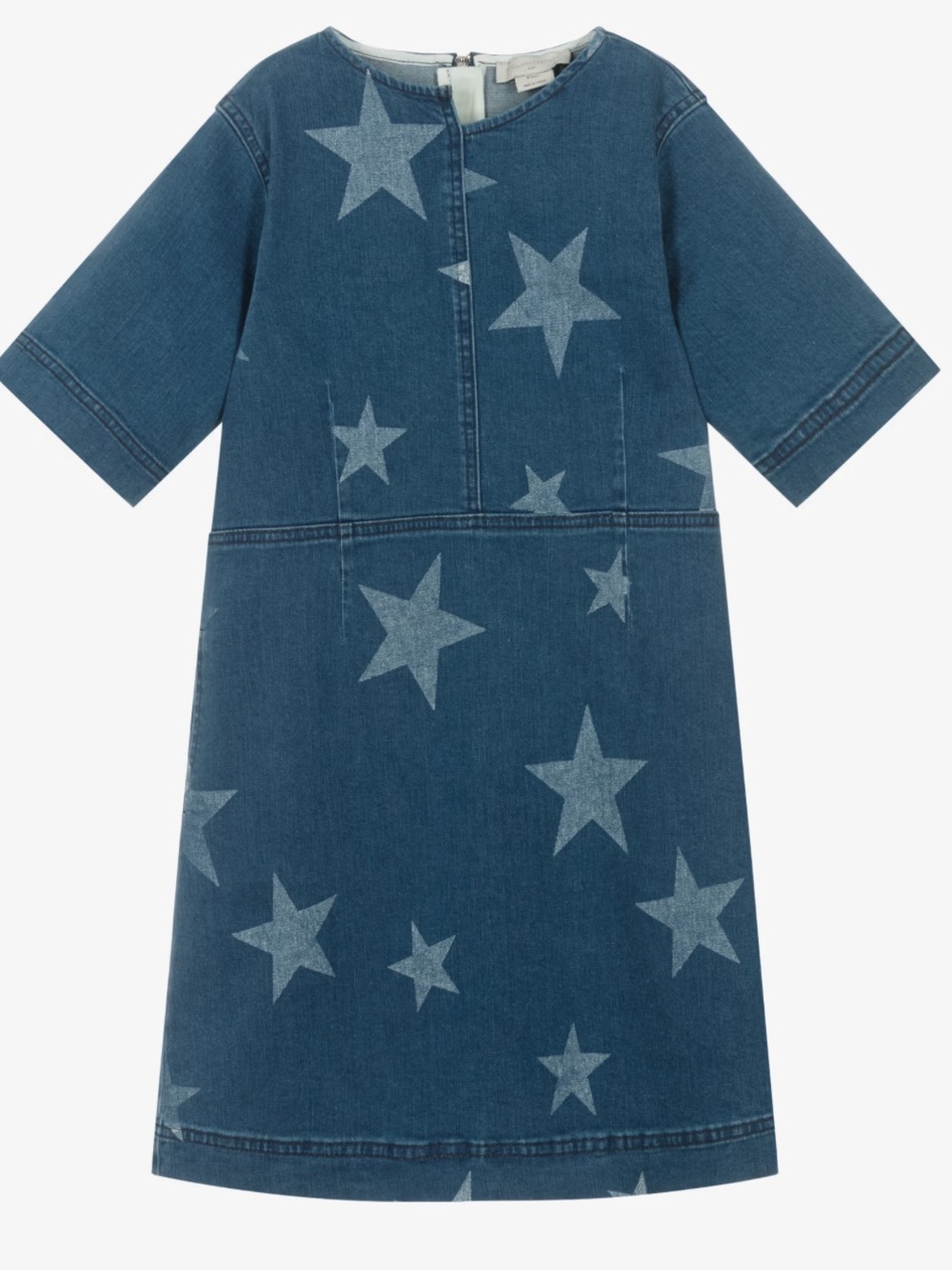 Stella McCartney Kids Denim Dress in Medium Blue